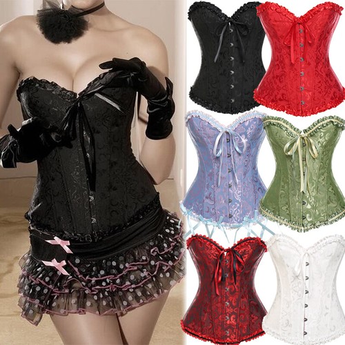 Women overbust boned corset - overbust,