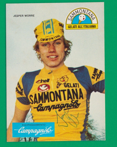 Cyclisme carte cycliste jesper - carte,