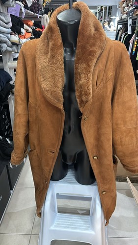 Manteau peau lainée - en,