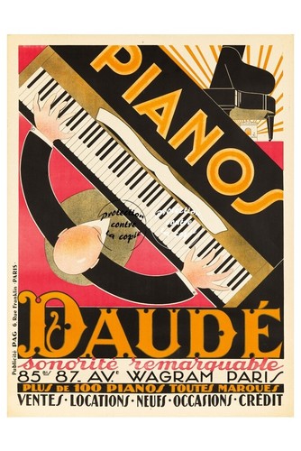 Publicité piano daudé - piano,