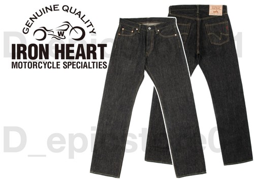 Jean droit selvedge - , noir