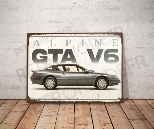 Plaque métal vintage - , alpine