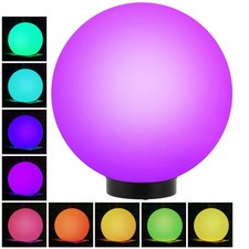 Lampe solaire jardin bola RGB 30x63cm moderne avec batterie rechargeable GB167