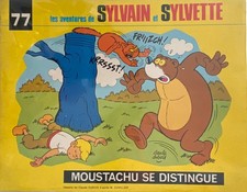 LIVRE SYLVAIN SYLVETTE N° 77  MOUSTACHU SE DISTINGUE