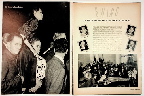 Vintage swing magazine - magazine, spread