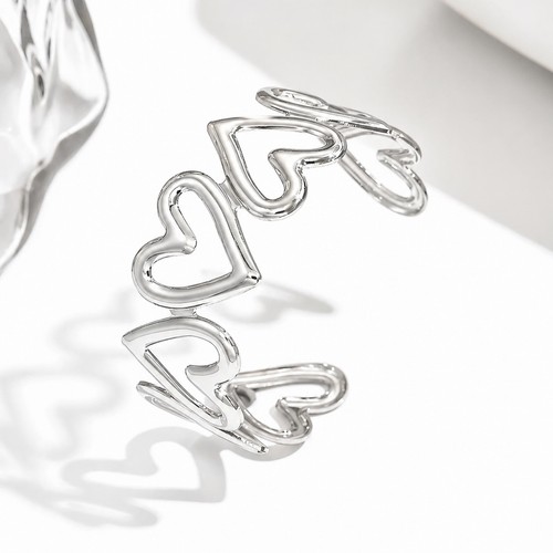 Bague cœurs entrelacés - bague,