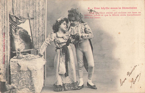 Bergeret une idylle - cp,