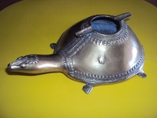 MAGNIFIQUE TORTUE BRONZE CENDRIER