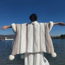 Femme Ethnique Cape Bord