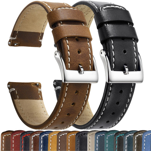 Bracelet montre cuir