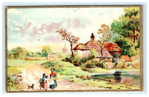 Vintage rural village - rural,