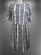 Robe Babydoll Imprimé Serpent Boohoo Tall