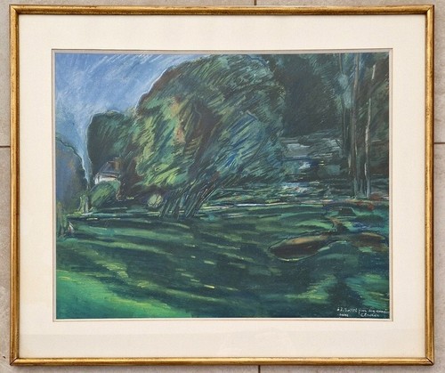 Claude jouhanneau pastel sur - jouhanneau,