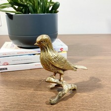 Sculpture vintage oiseau en