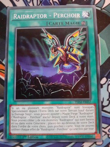 Carte raidraptor - carte, yu-gi-oh