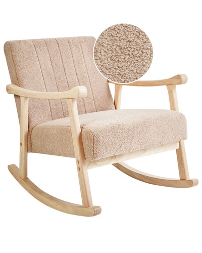 Fauteuil bascule rembourré - fauteuil, à