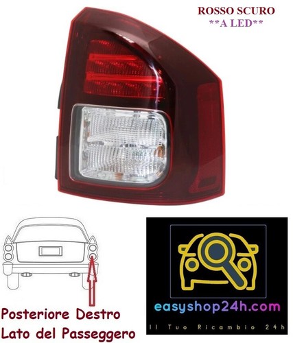 Feu arriere droite led - feu,