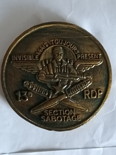 Médaille bas relief - bas, 13