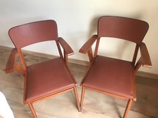 Beliani (186914-113028) Lot de 2 Chaises Blanches en Bois Burbank