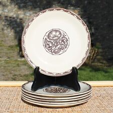 Ensemble de 6 assiettes à