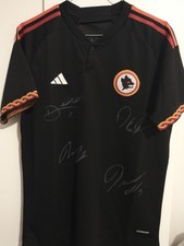 maillot As Roma 23/24 autographe dedicated signed