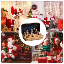 Mini crèche de Noël en boite