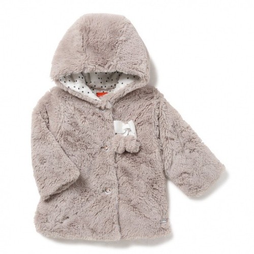 Manteau fourrure gris - -,