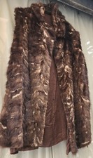 Veste sans manche en fourrure