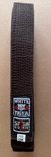 ceinture marron white tiger