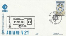 ESA Enveloppe 1988 Fusée
