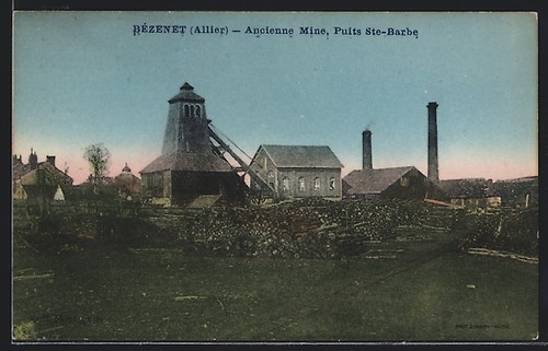 Cpa bézenet ancienne mine - bézenet,,