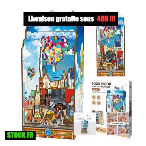 Book nook serre livre en - book, 3d