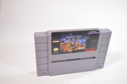 Populous super nintendo snes - populous,