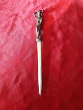 Coupe Papier Ouvre Lettre Etain Art Nouveau Elegante 1900 - Letter,jungenstil