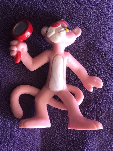 Panthère rose figurine - la,