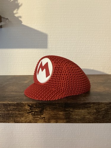 Casquette mario effet tricot - mario,