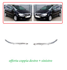 Paire de baguettes chromées pour pare choc avant pour Volkswagen Touran 2006 ...