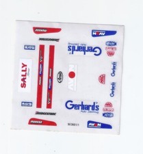 Scalextric Décalcomanies M3661/1 Gerhards Sally Moroso Bridgestone Avon Magnetti