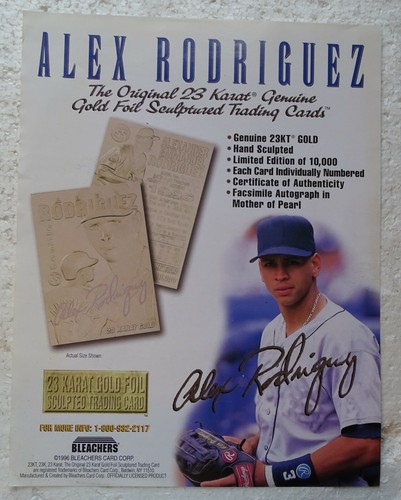 1996 bleachers gold foil - 1996, alex