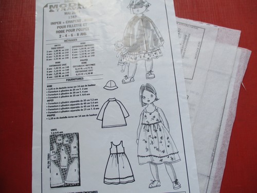 Patron poupée robe - 40, sans