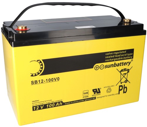 Batterie sun sb12 100v0 agm - sun, sb12-100v0