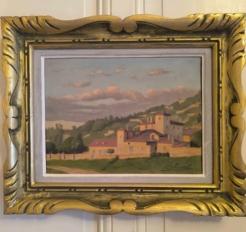 Tableau huile sur panneau - huile,