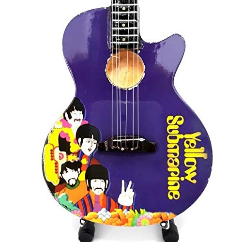 Wooden miniature guitar - wooden,