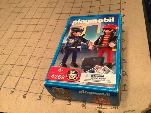 Playmobil police thief - police, &