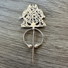 Petite fibule ancienne - argent massif