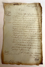 CAFFARELLI. BREST Ordre de transfert à QUIMPER  Forçat , Faux - Monnayeur . 1809