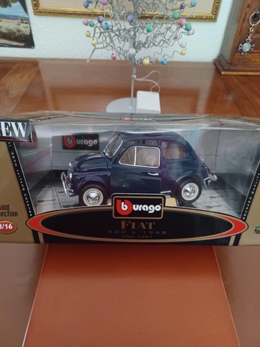 Fiat 500 bleue 1 - ,