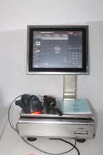 BALANCE CAISSE TACTILE INOX .. MARQUES BM5 .. 6/15Kg Min 40g e=2/5g .+ DOUCHETTE