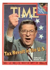 CALIFORNIA HOWARD JARVIS 1978 TIME Couverture 1 Page Originale