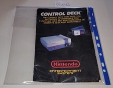 Notice - Nintendo NES - Control Deck - FRA-3 - Bon État